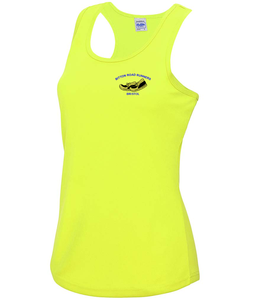 Bitton Road Runners Ladies Vest - Yellow