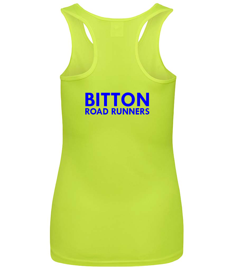 Bitton Road Runners Ladies Vest - Yellow