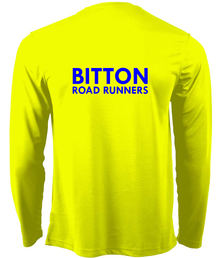 Bitton Road Runners L/S T-Shirt Adults - Yellow