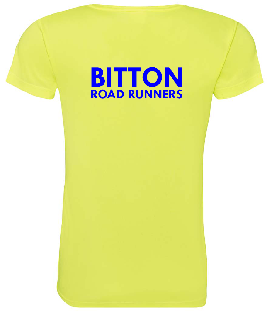 Bitton Road Runners T-Shirt Ladies - Yellow