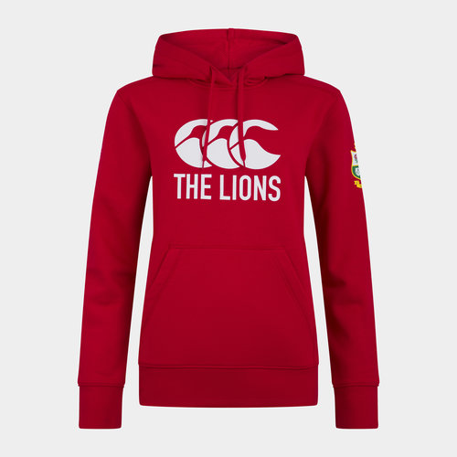 Canterbury Lions Ladies Hoodie - Red