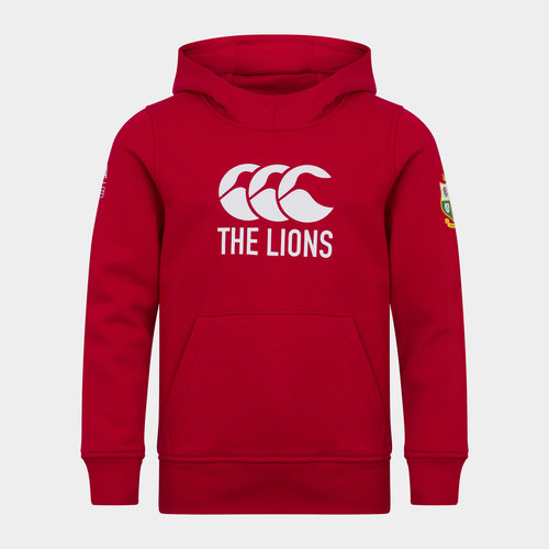 Canterbury Lions Junior Hoodie - Red