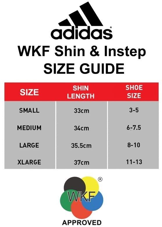 ADIDAS WKF SHIN AND REMOVABLE INSTEP PADS