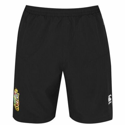 BRITISH & IRISH LIONS XS GYM SHORT BLACK MENS - 2 Remain