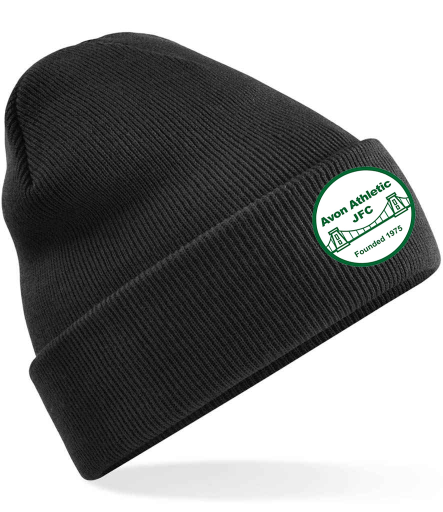 Avon Athletic Turn Up Beanie - Black