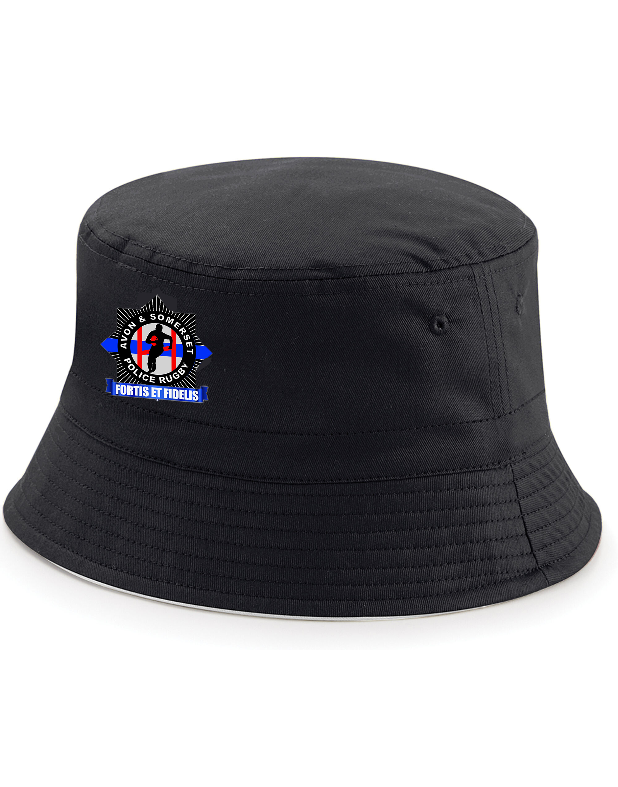 Avon & Somerset Police RFC Beechfield Bucket Hat - Black