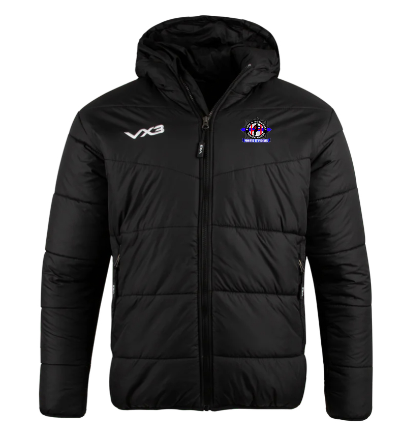 Avon & Somerset Police RFC VX3 Junior Lorica Quilted Jacket - Black