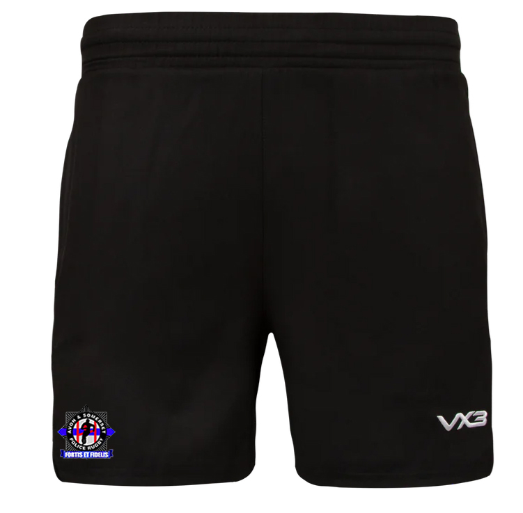 Avon & Somerset Police RFC VX3 Ludus Gym Short - Black