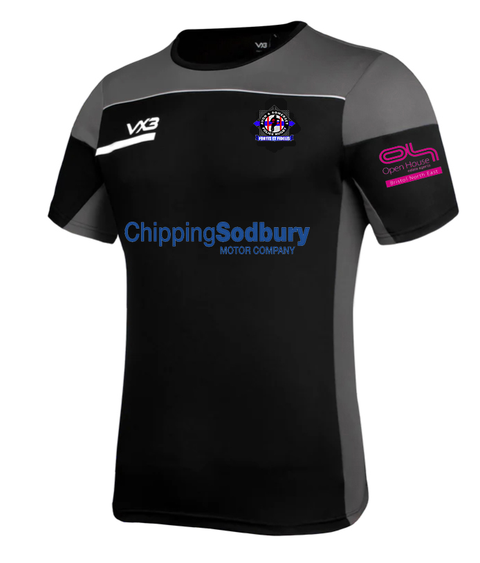 Avon & Somerset Police RFC VX3 Opus Tee - BLK/GREY