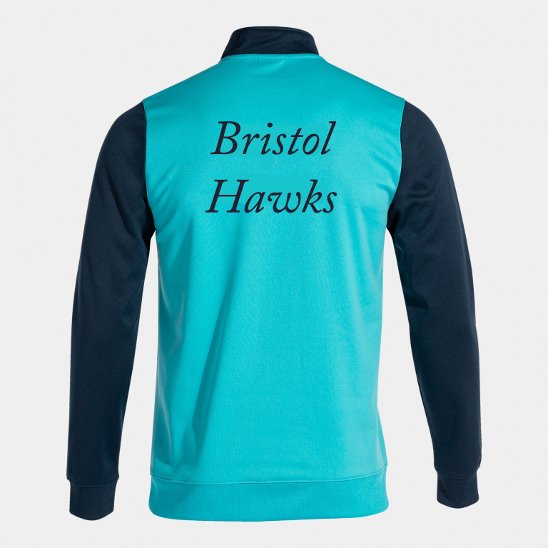 Bristol Hawks Joma Winner 1/4 Zip - Turquoise/Navy