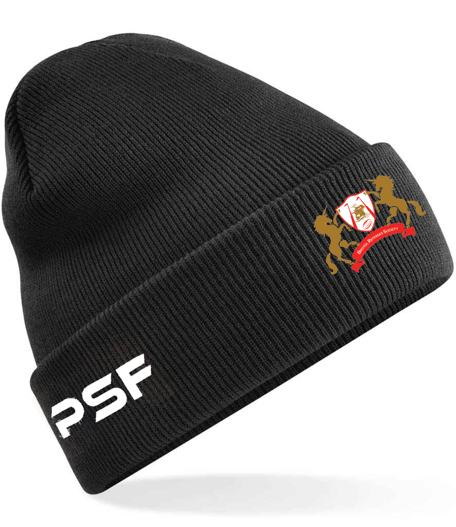 Bristol Ref Society Beanie Hat Black