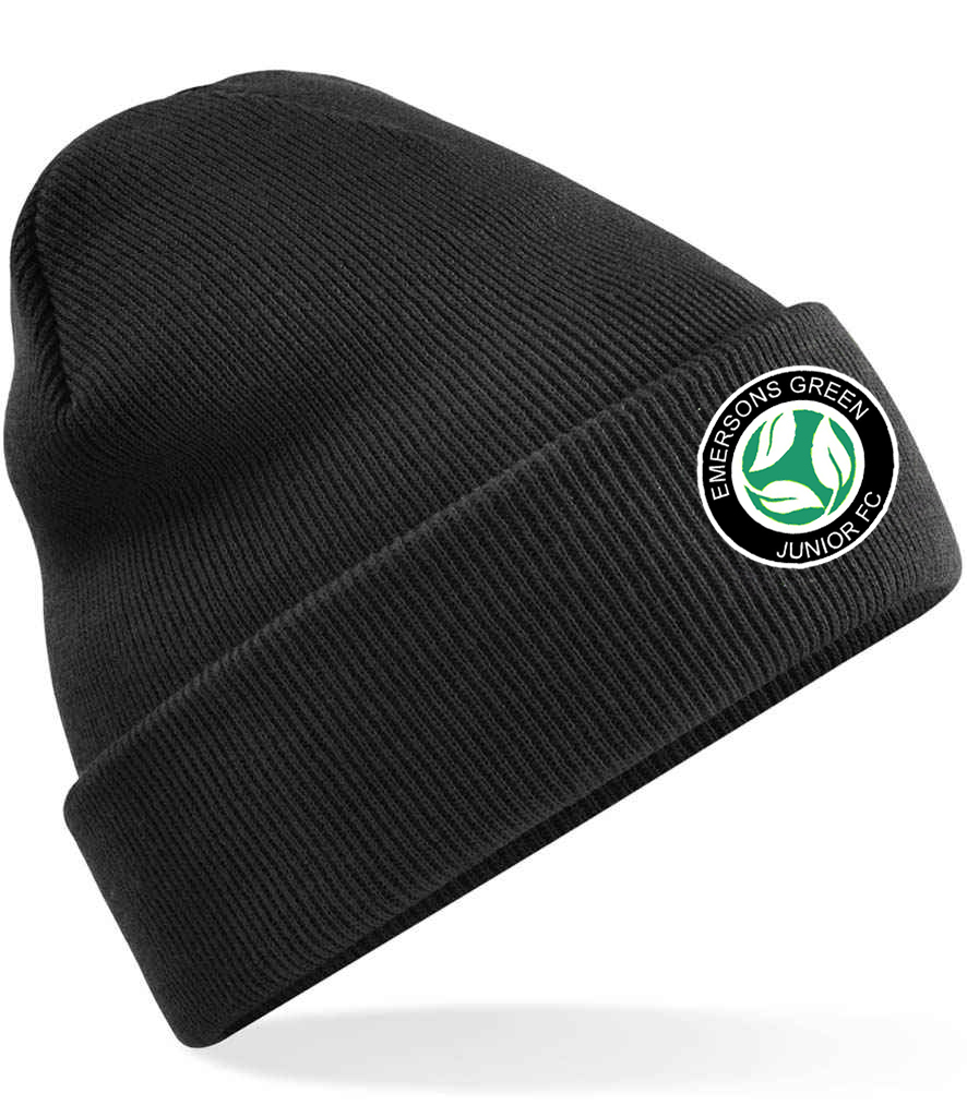 Emersons Green JFC Cuffed Beanie - Black