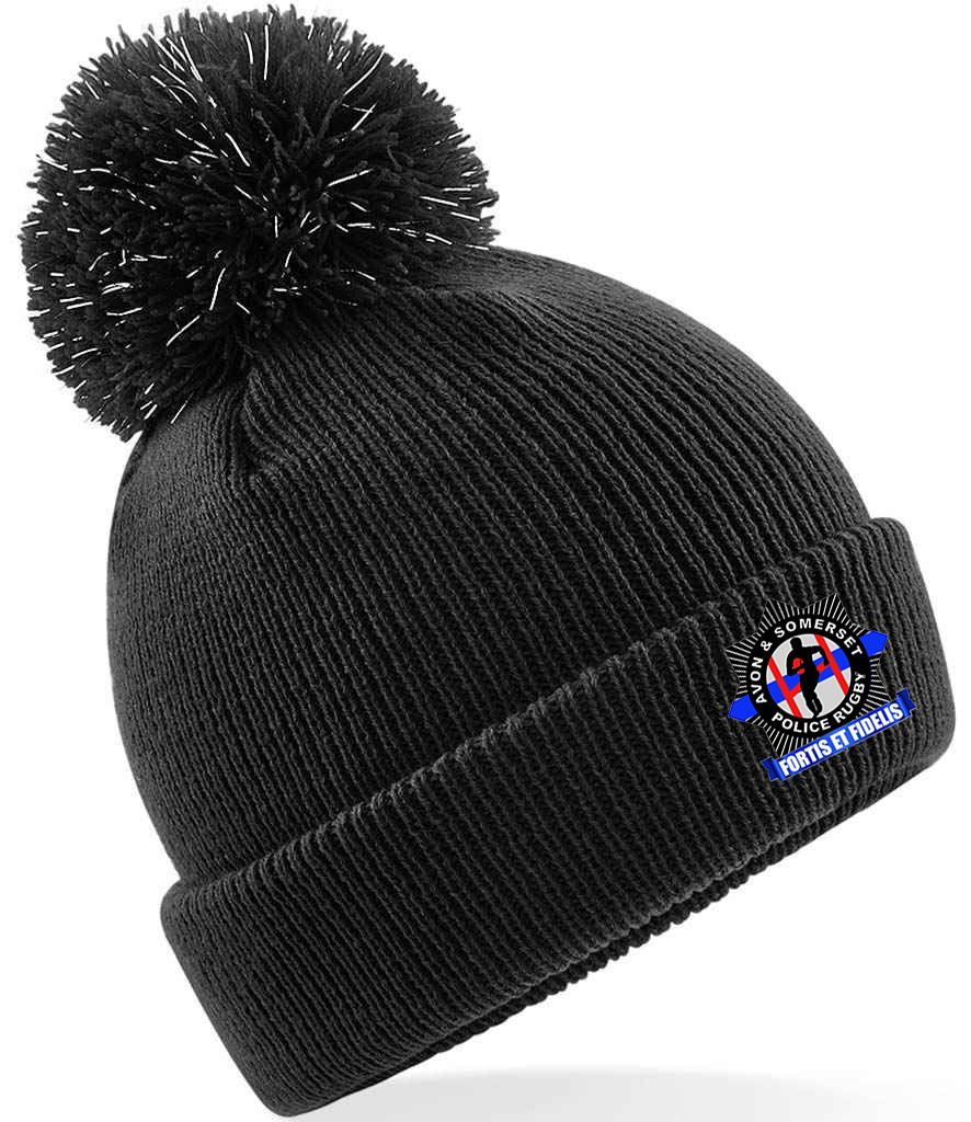 Avon & Somerset RFC Junior Bobble Hat - Black
