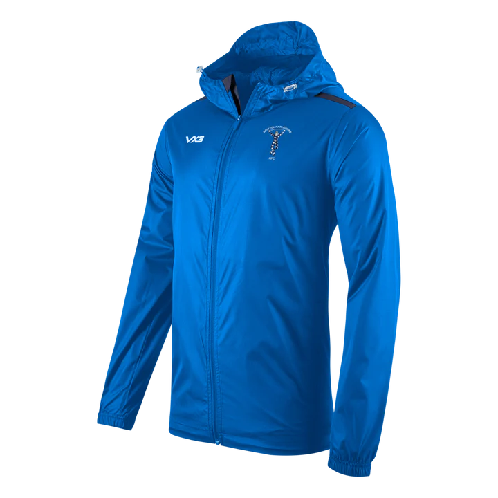 Bristol Harlequins RFC VX3 Fortis Full Zip Rain Jacket - Navy/Royal