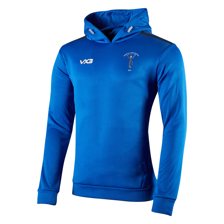 Bristol Harlequins RFC VX3 Youth Fortis Hoodie - Navy/Royal