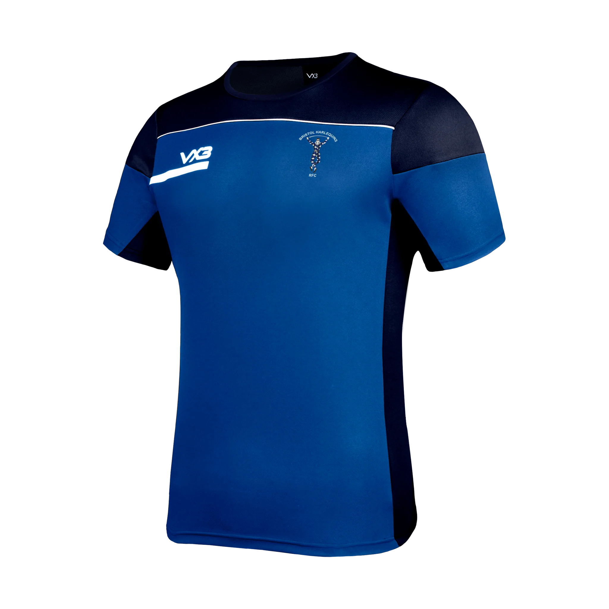 Bristol Harlequins RFC VX3 Opus Tee - Navy/Royal