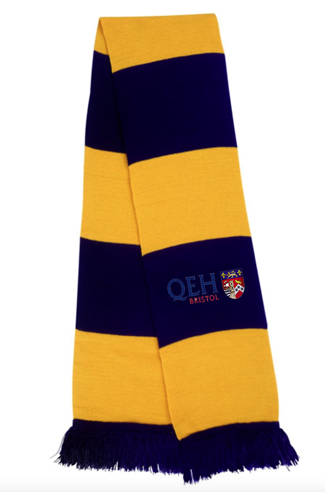 QEH Scarf - Navy/Gold