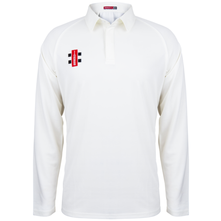Gray Nicolls Matrix V2 L/S Shirt Junior - Ivory