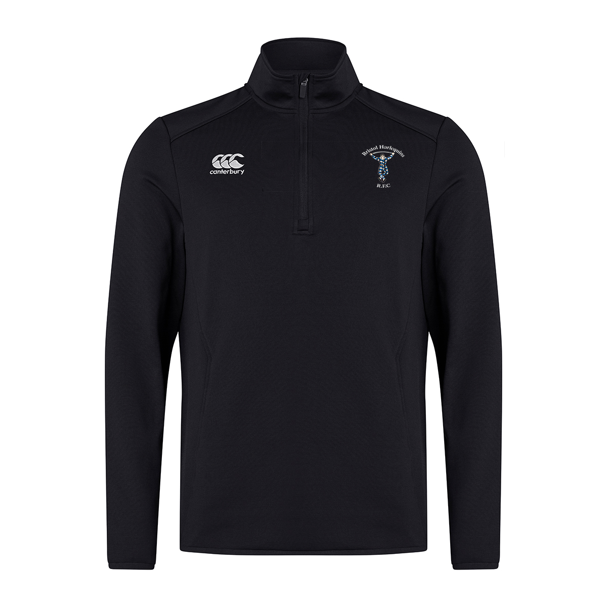 Bristol Harlequins CCC Mens Club 1/4 Zip Mid-Layer Training Top