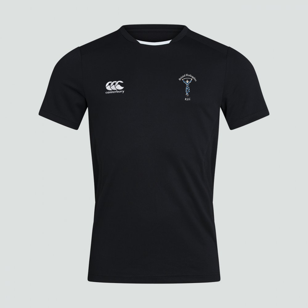 Bristol Harlequins CCC Junior's Club Dry T-Shirt - Black