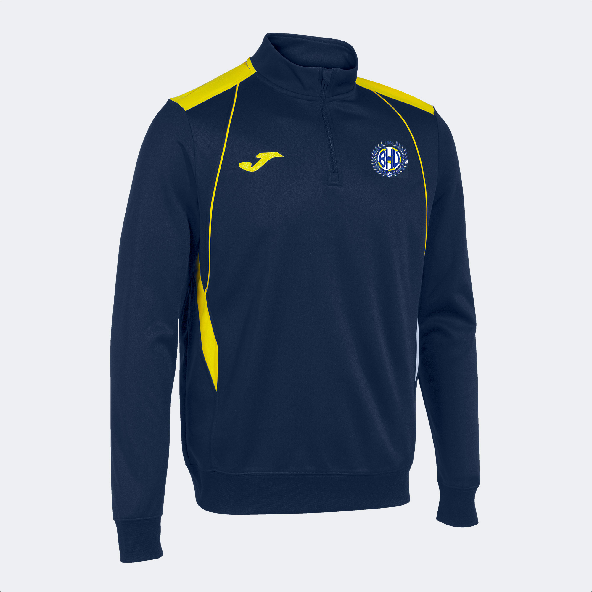 Bromley Heath Coaches Joma Champ VII 1/4 Zip - Navy/Yellow
