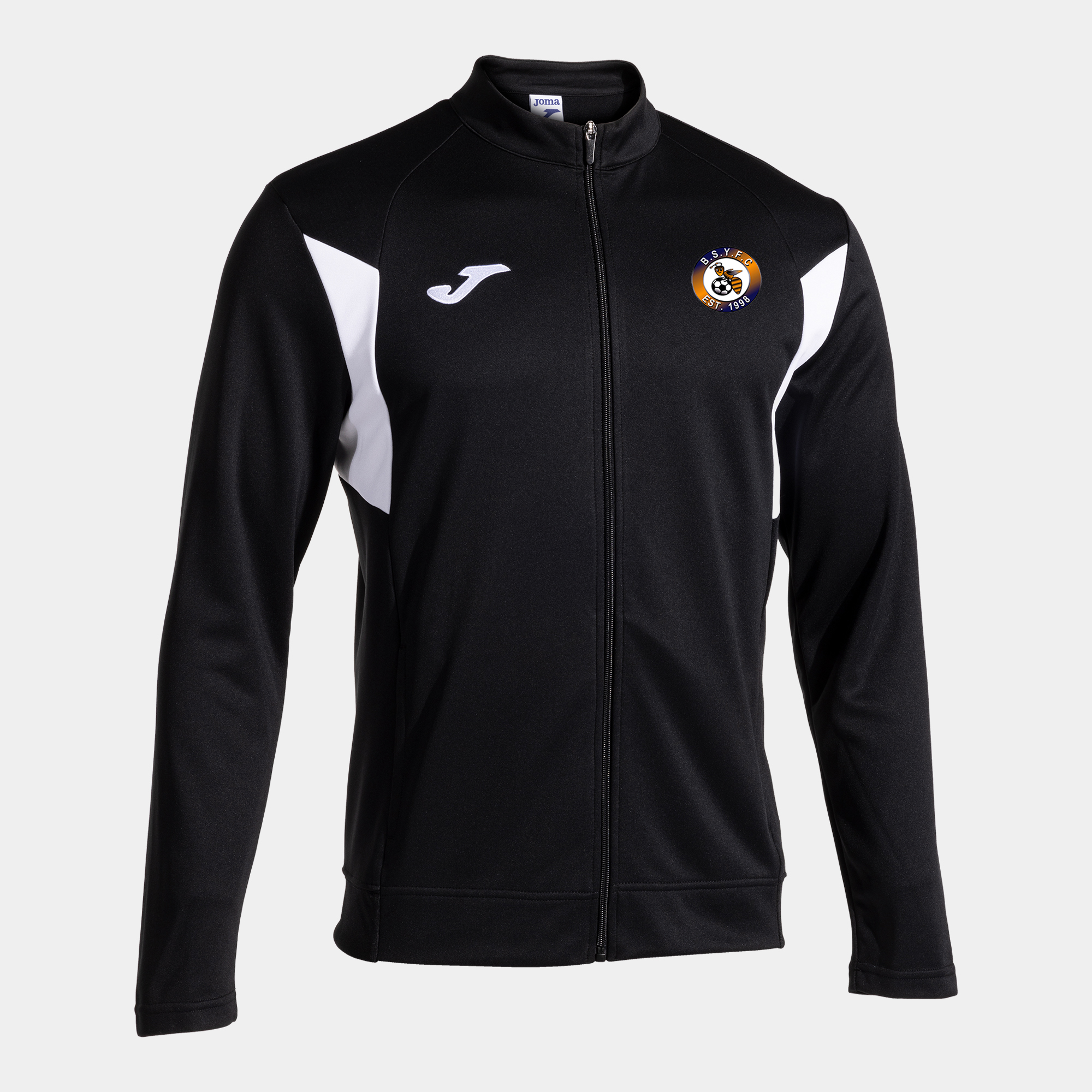 25/26 BSYFC Coaches Joma Winner III Full Zip Top - Black/White