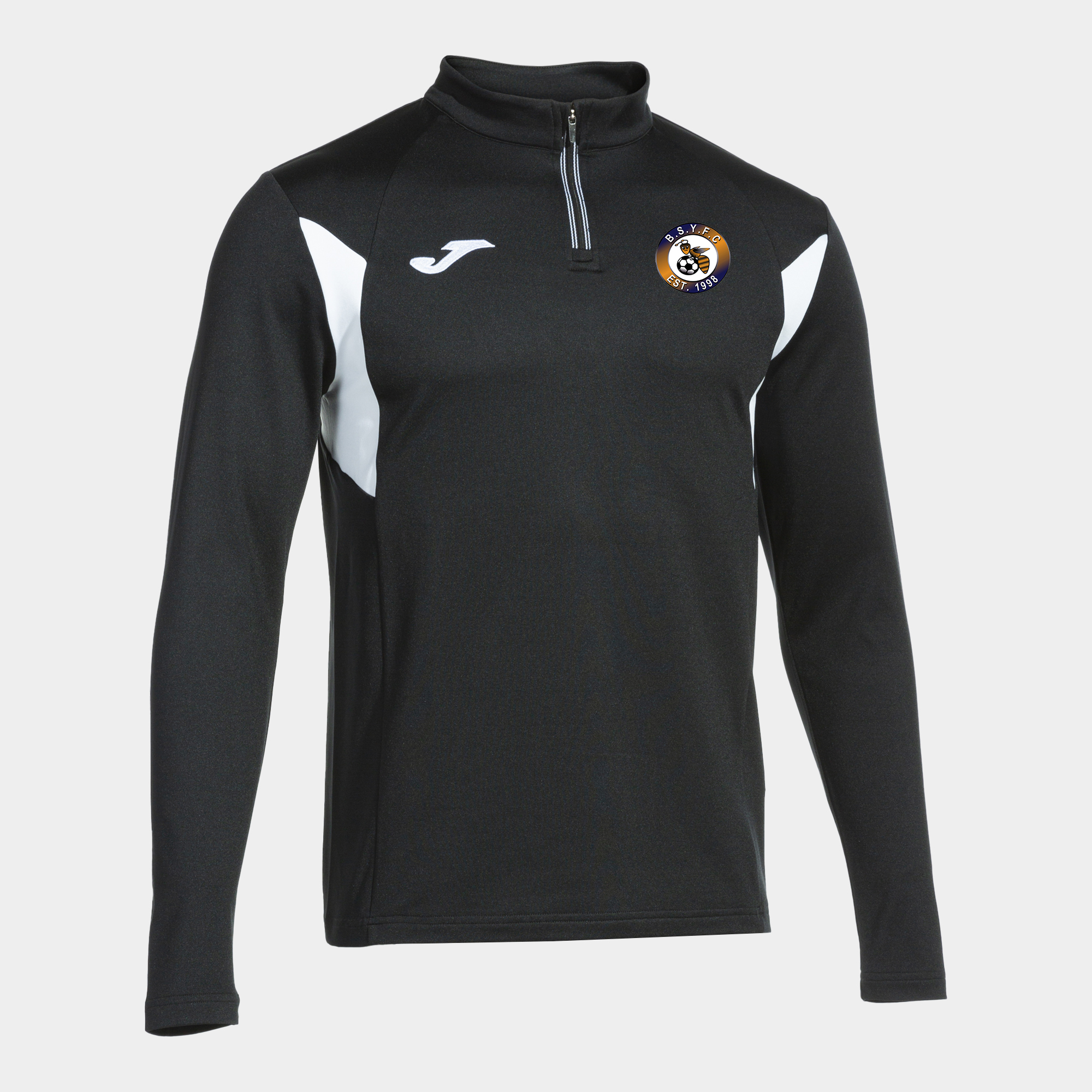 25/26 BSYFC Coaches Joma Winner III 1/4 Zip - Black/White