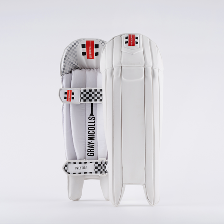 Gray Nicolls Prestige Wicket Keeping Pads - White