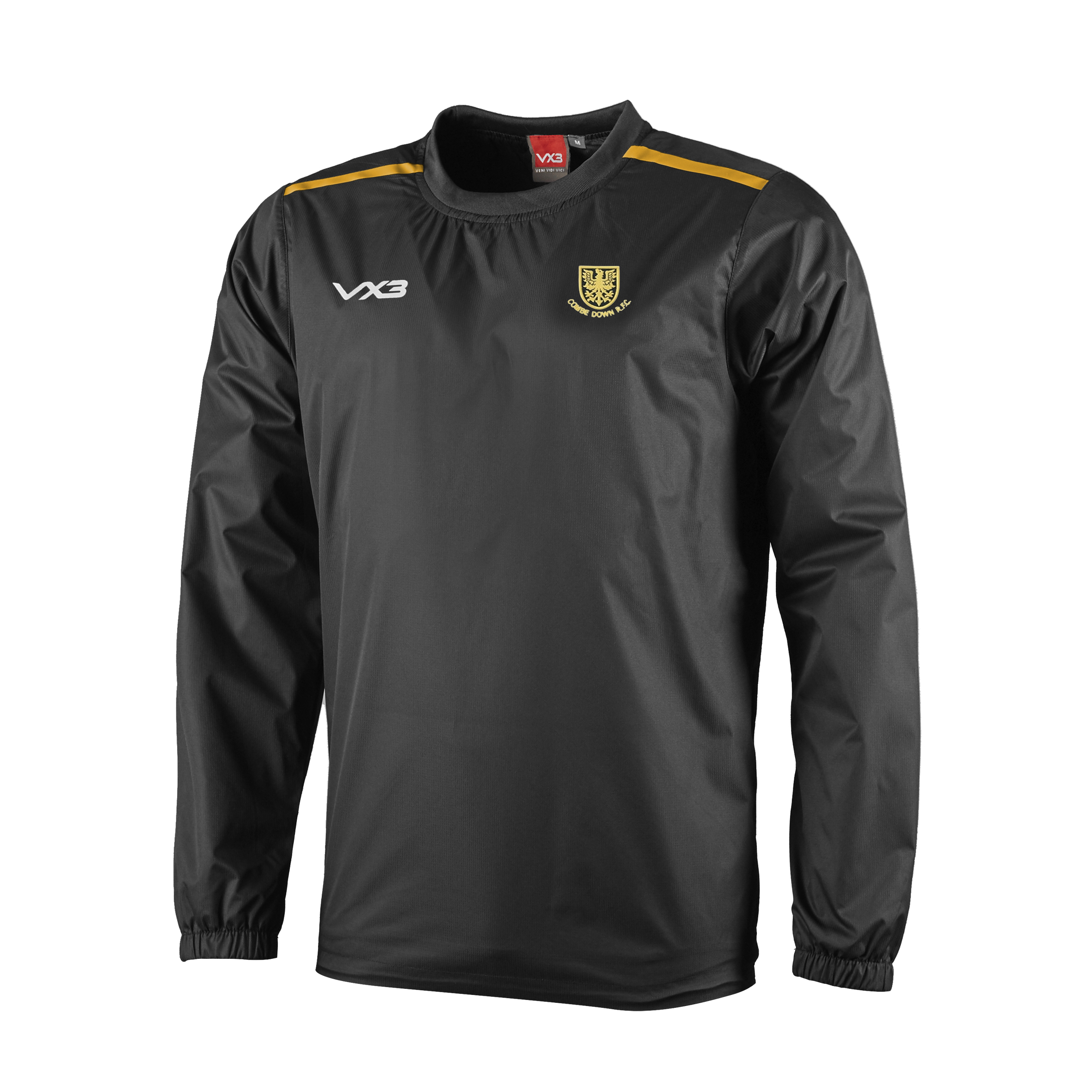 Combe Down RFC VX3 Fortis Contact Top - Black/Amber