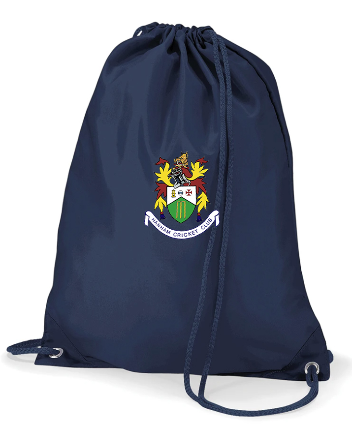 Hanham CC Drawstring Bag - Navy