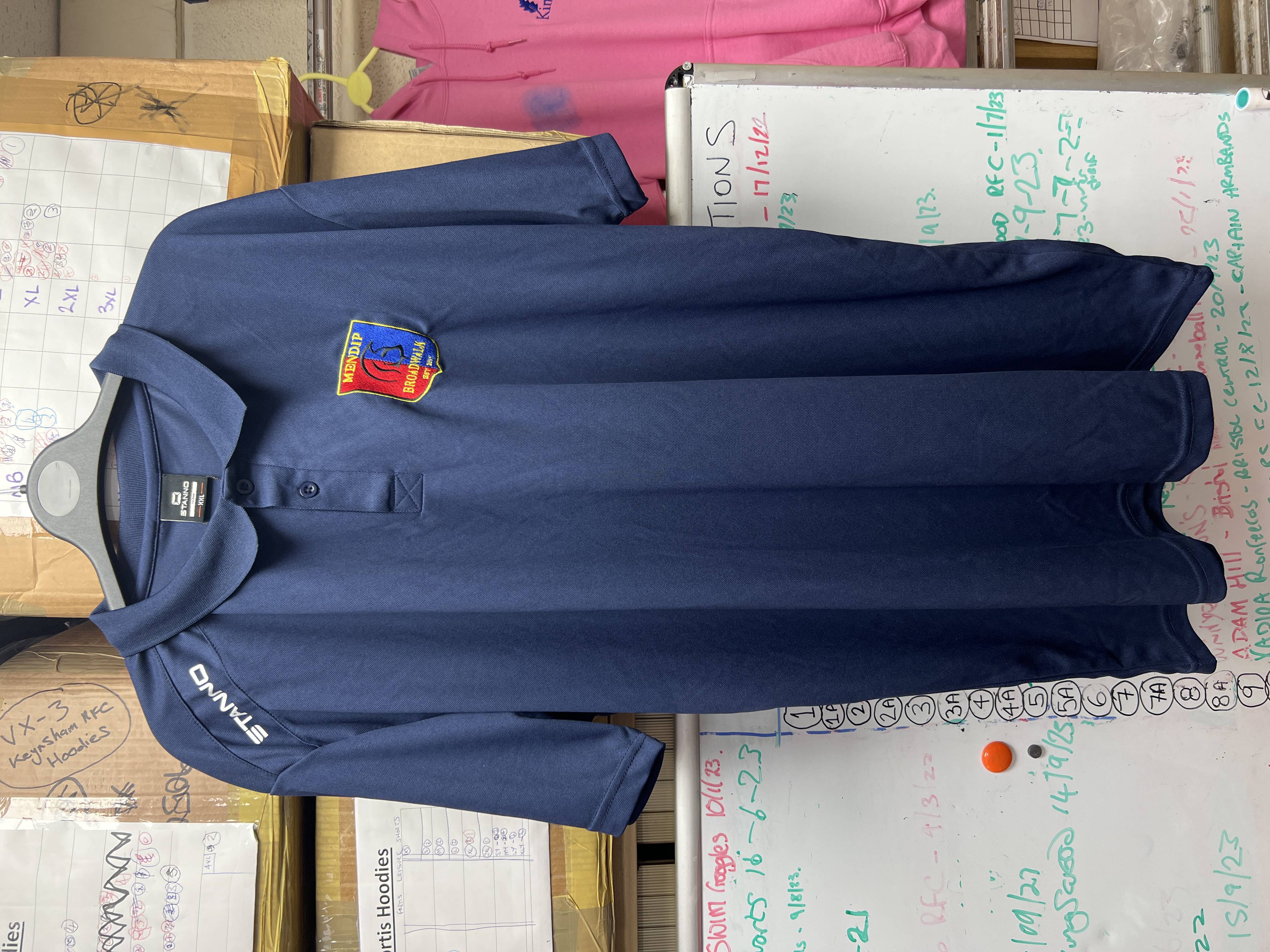 Clearance Mendip Broadwalk Stanno Polo - Navy