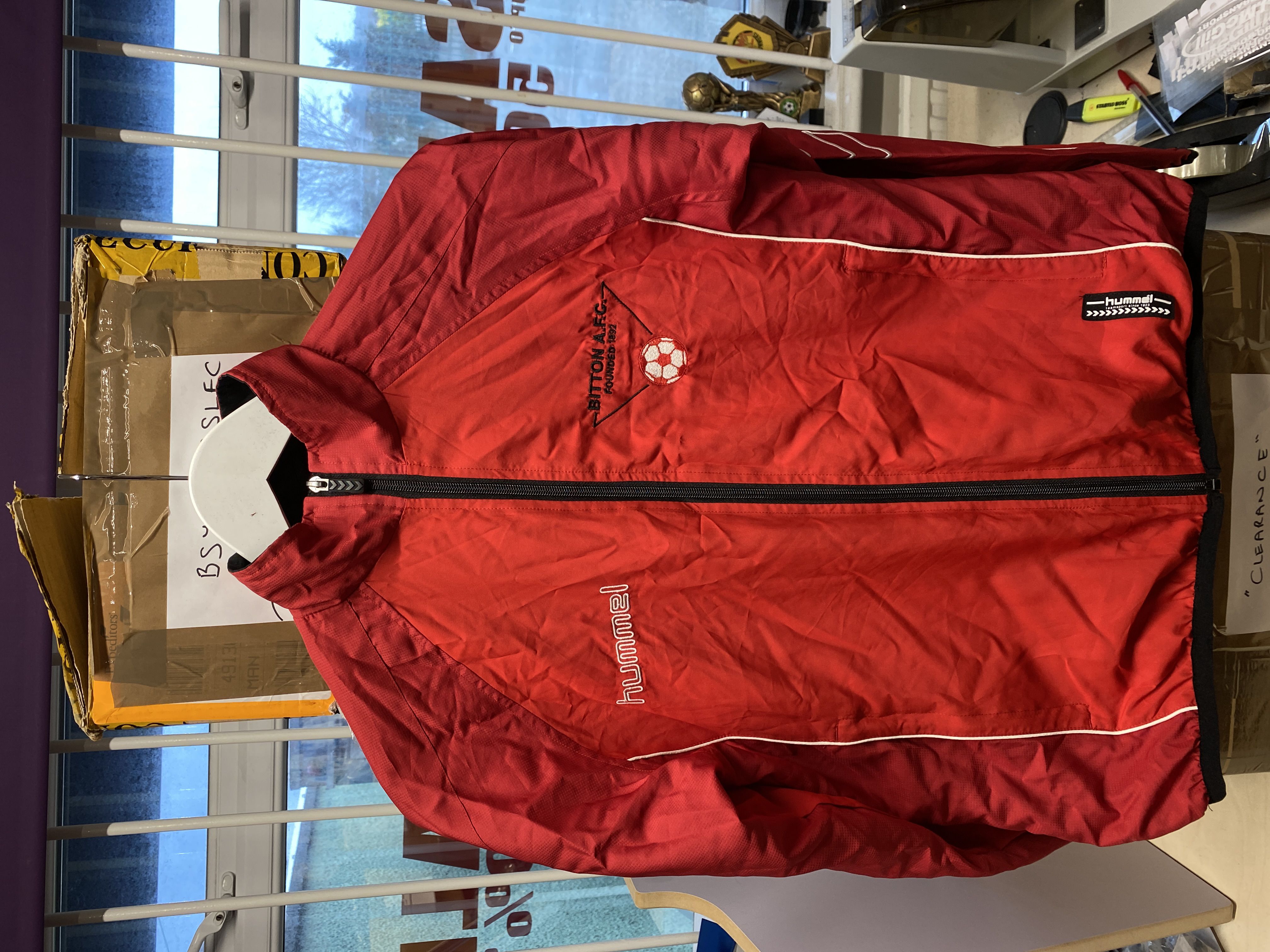 Clearance Bitton AFC Hummel Jacket - Red