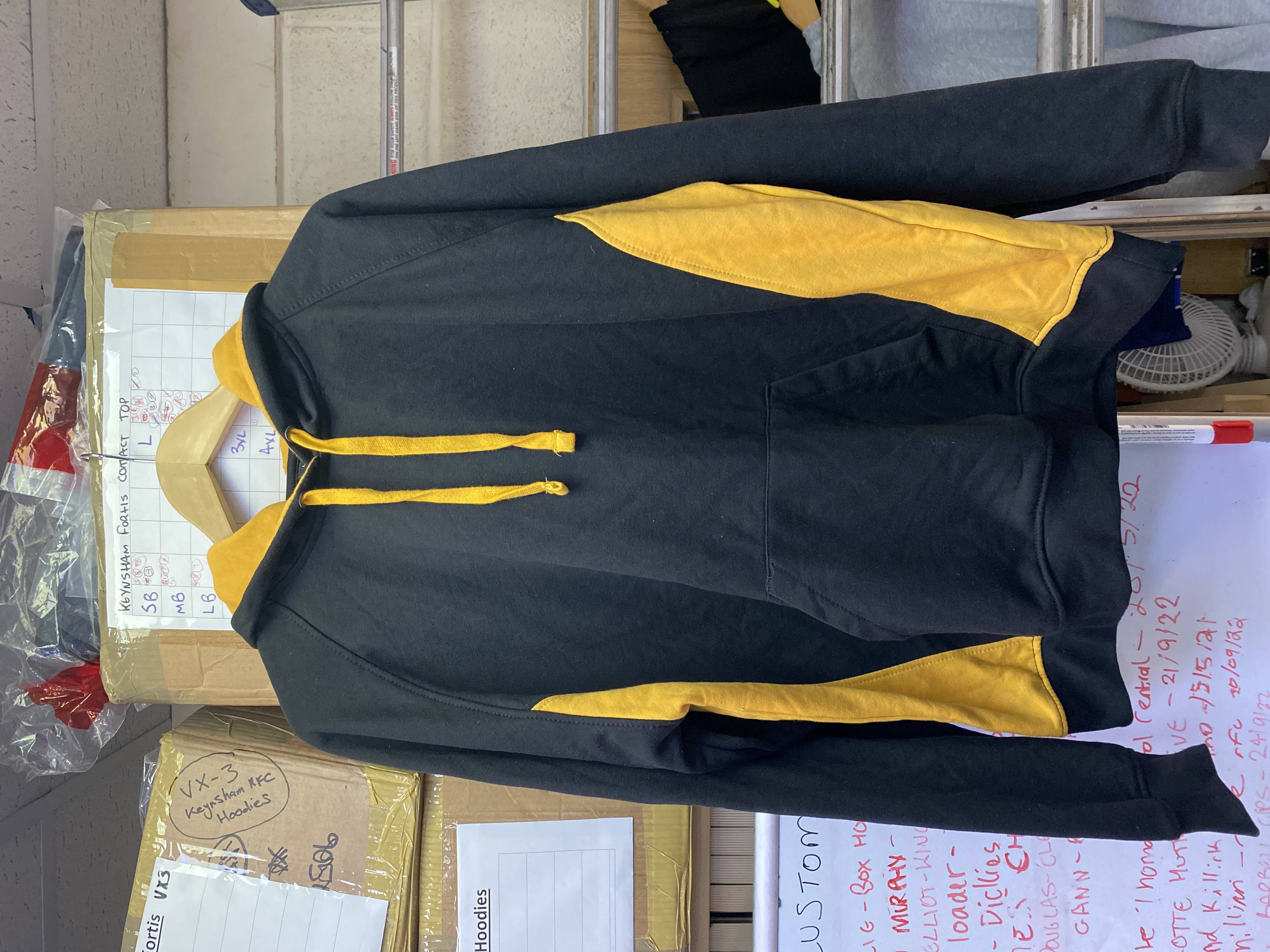 Clearance Team Hoodie - Amber drawstring