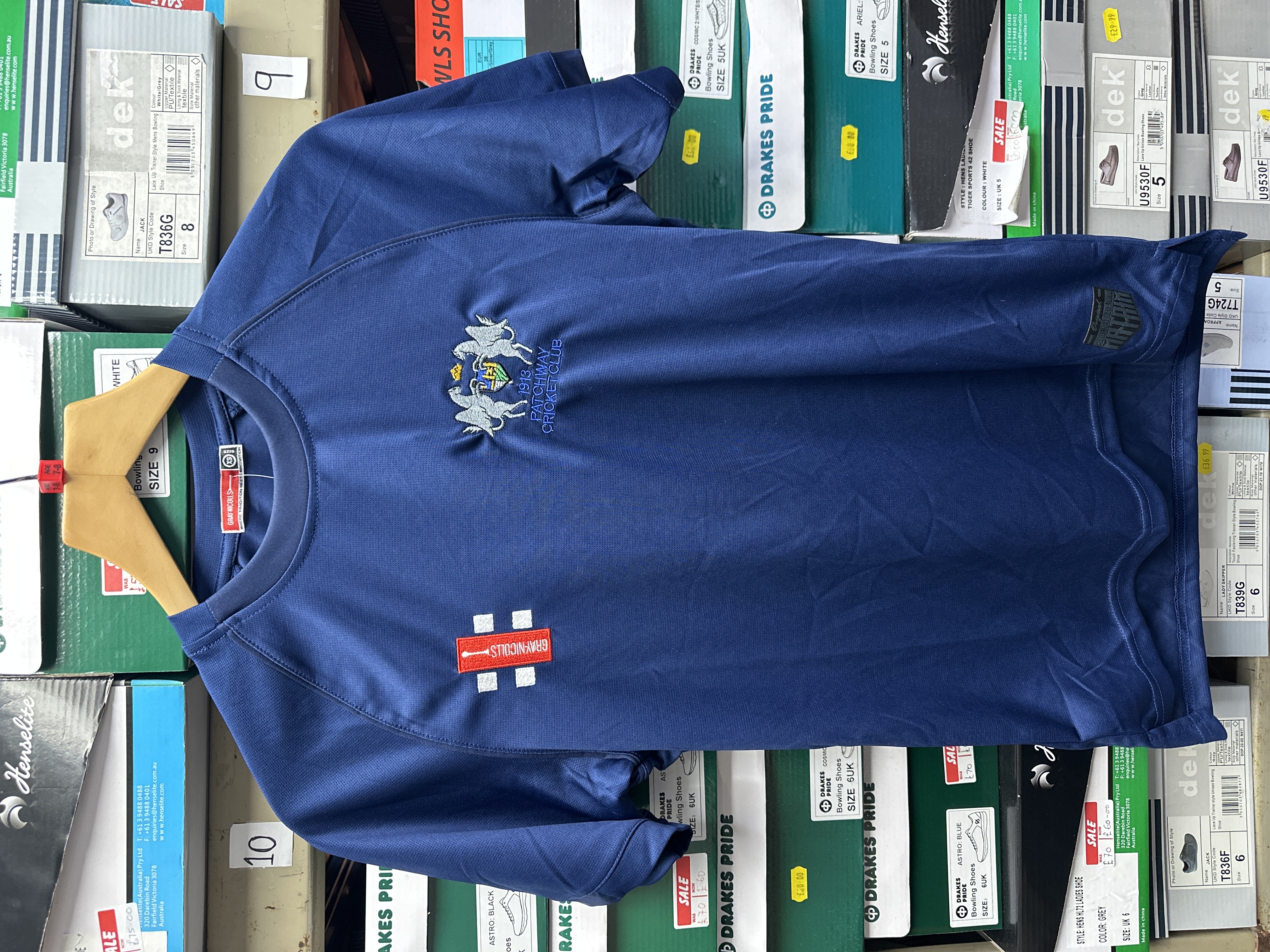 Clearance Patchway CC Gray Nicolls Matrix V2 T-Shirt - XS