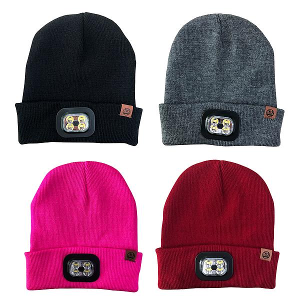 Six Peaks LED Lighted Beanie Hat - Black