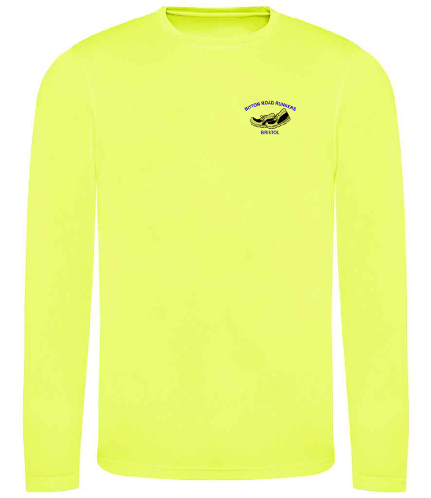 Bitton Road Runners L/S T-Shirt Adults - Yellow