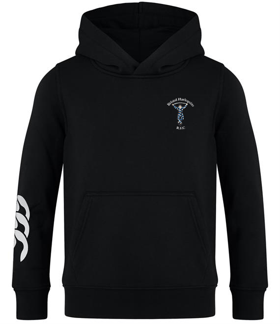 Bristol Harlequins CCC Junior's Club Hoodie - Black