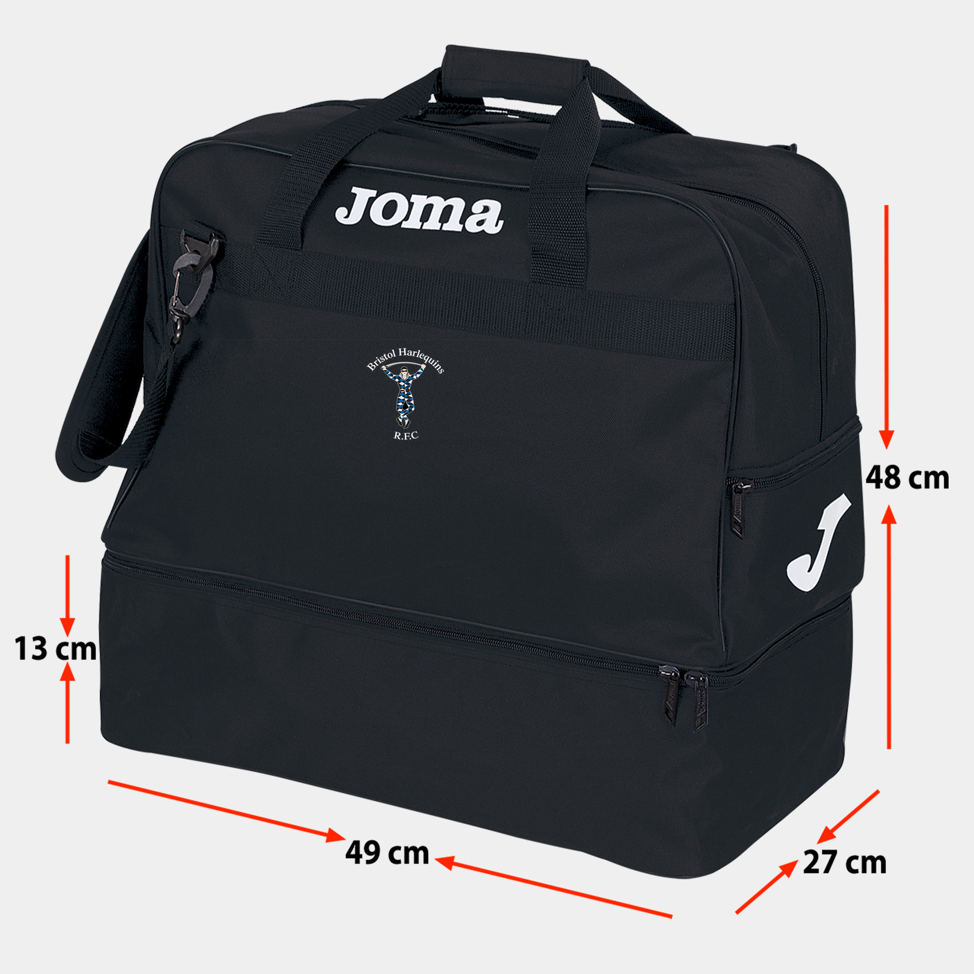 Bristol Harlequins Joma Training III Holdall - Black