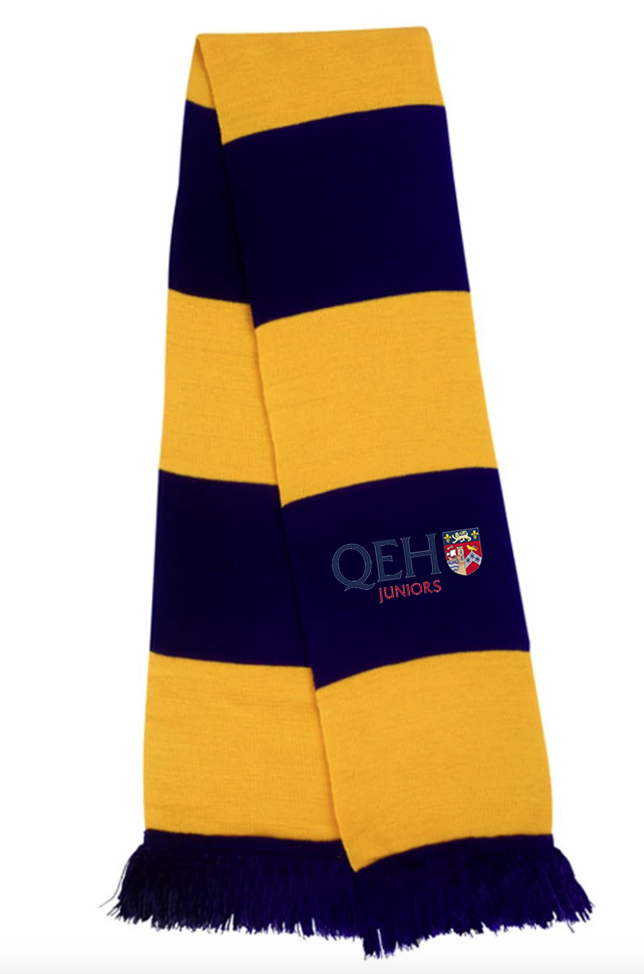QEH Scarf - Navy/Gold