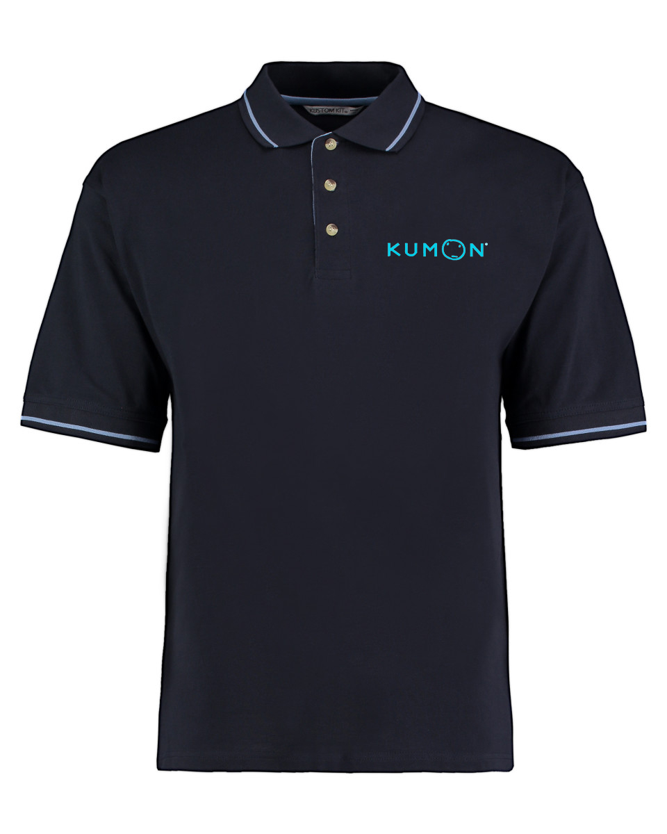 Kumon Contrast Polo Shirt Mens