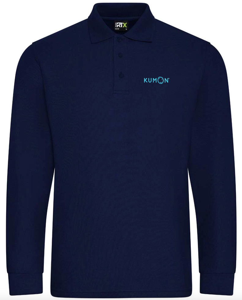 Kumon Long Sleeve Polo Shirt