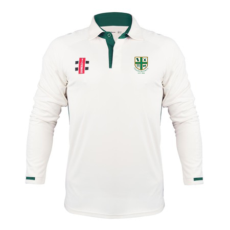 Coalpit Heath CC Gray Nicolls Pro Perf V3 L/S - Ivory/Green