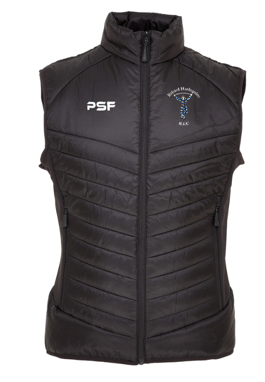 Bristol Harlequins RFC Gilet - Black