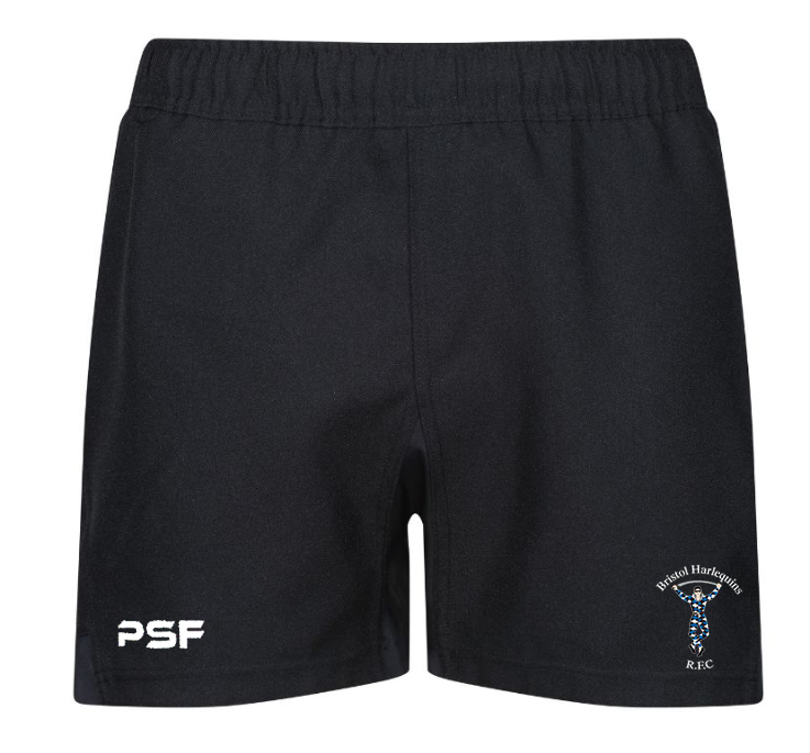Bristol Harlequins RFC Shorts - Black