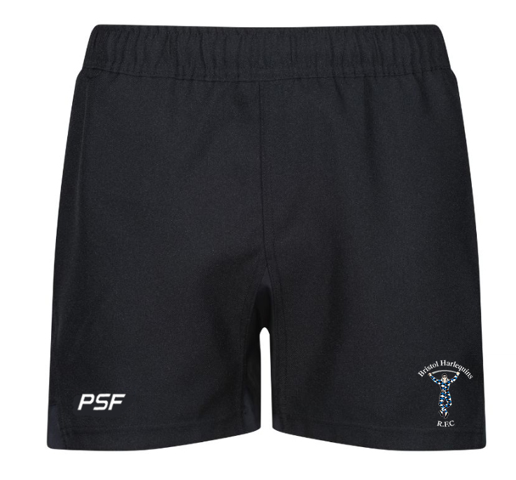 Bristol Harlequins RFC Shorts - Black