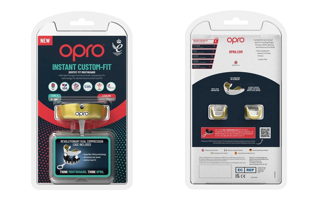 OPRO Platinum Instant Fit Mouthguard