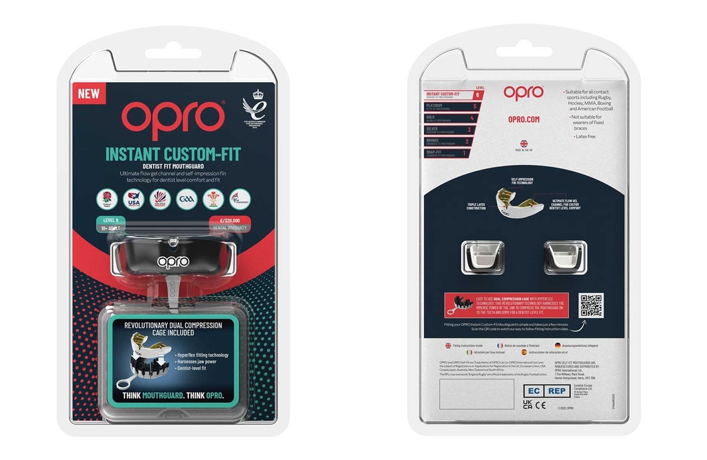 OPRO Platinum Instant Fit Mouthguard