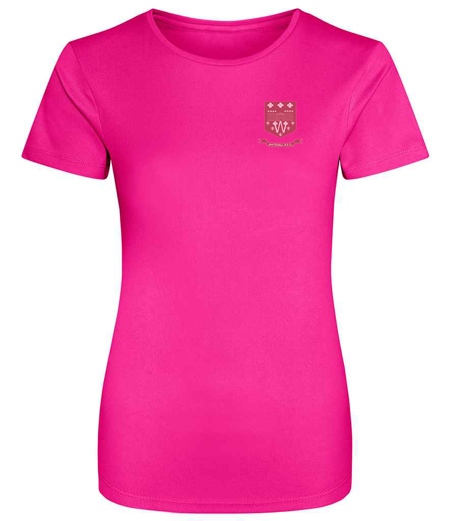 Whitehall RFC Ladies T-Shirt - Hyper Pink (Pink Logo)