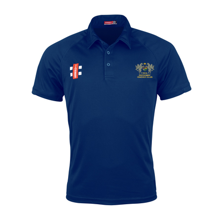 Patchway CC Gray Nicolls Matrix Polo Shirt - Navy