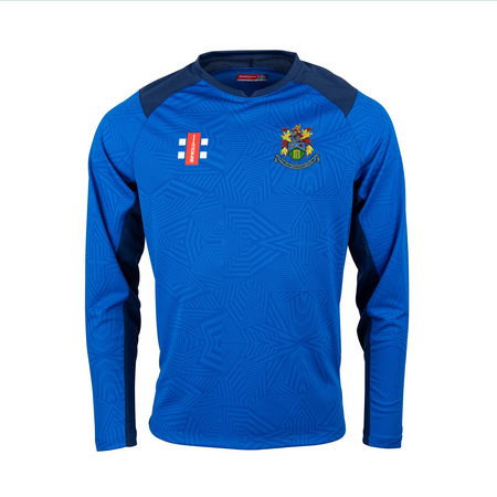 Hanham CC Gray Nicolls Pro T20 L/S Shirt - Navy/Royal